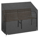 vidaXL 2 db polietilén kerti padhuzat 8 fűzőlyukkal 160x70x70/88 cm