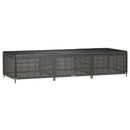 vidaXL 2 db polietilén napozóágyhuzat 12 fűzőlyukkal 205x75x40 cm