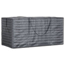 vidaXL 2 db fekete polietilén kerti párnatároló zsák 150 x 75 x 75 cm