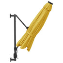 vidaXL sárga LED-es falra szerelhető napernyő 290 cm