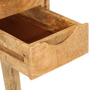 vidaXL tömör mangófa íróasztal fiókokkal 110 x 47 x 76 cm