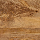 vidaXL tömör mangófa íróasztal fiókokkal 110 x 47 x 76 cm