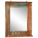 vidaXL 4 részes tömör újrahasznosított fa fürdőszobai bútorszett