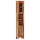 vidaXL 4 részes tömör újrahasznosított fa fürdőszobai bútorszett