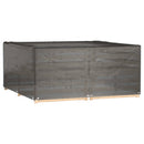 vidaXL négyzet alakú kerti bútorhuzat 16 fűzőlyukkal 205 x 205 x 90 cm