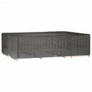 vidaXL téglalap alakú kerti bútorhuzat 16 fűzőlyukkal 300x200x75 cm