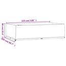 vidaXL téglalap alakú kerti bútorhuzat 16 fűzőlyukkal 325x205x90 cm