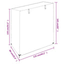 vidaXL polietilén hintapad huzat 8 fűzőlyukkal 125 x 90 x 135/165 cm
