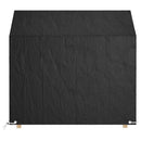 vidaXL polietilén kerti pad huzat 8 fűzőlyukkal 130 x 70 x 70/88 cm