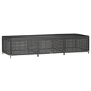 vidaXL polietilén napozóágy huzat 12 fűzőlyukkal 205x75x40 cm