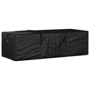 vidaXL fekete polietilén kerti párnatároló zsák 135 x 40 x 55 cm