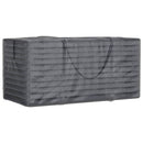 vidaXL fekete polietilén kerti párnatároló zsák 150 x 75 x 75 cm