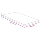 vidaXL bambusz asztallap 40 x 80 x 2,5 cm