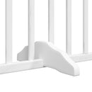 vidaXL fehér nyárfa 12 paneles összecsukható kutyakapu ajtóval 960 cm