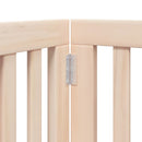 vidaXL nyárfa 15 paneles összecsukható kutyakapu ajtóval 750 cm