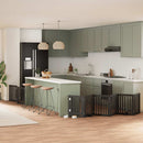 vidaXL fekete nyárfa 9 paneles összecsukható kutyakapu ajtóval 450 cm