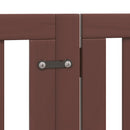 vidaXL barna nyárfa 15 paneles összecsukható kutyakapu ajtóval 750 cm