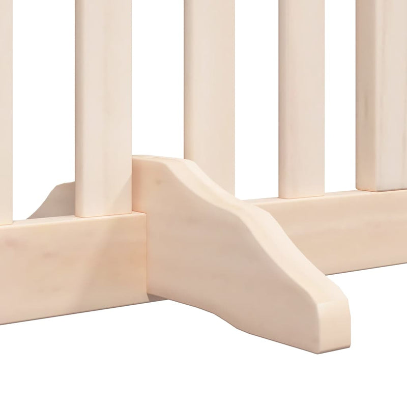 vidaXL nyárfa 12 paneles összecsukható kutyakapu ajtóval 960 cm