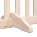 vidaXL nyárfa 10 paneles összecsukható kutyakapu ajtóval 800 cm