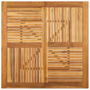 vidaXL tömör akácfa kerti asztal 110 x 110 x 75 cm