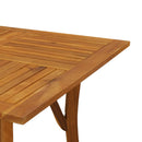 vidaXL tömör akácfa kerti asztal 150 x 90 x 75 cm