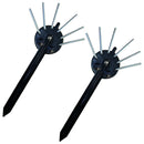 vidaXL kerek PVC medencekupola 315 x 158 cm