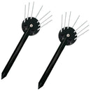 vidaXL kerek PVC medencekupola 406x203 cm