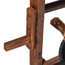 vidaXL tömör fenyőfa kívánságkút szivattyúval 57 x 50 x 112 cm