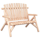 vidaXL 2 személyes tömör lucfenyő kerti pad 119 x 85 x 98 cm