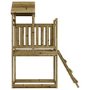 vidaXL impregnált fenyőfa kültéri játszószett 53 x 110 x 214 cm