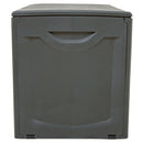 vidaXL fekete polipropilén tárolóláda 118 x 53 x 57 cm