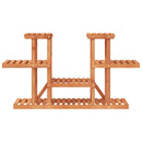 vidaXL tömör fenyőfa virágtartó állvány 110 x 25 x 73 cm