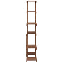 vidaXL tömör fenyőfa virágtartó állvány 75x25x140,5 cm