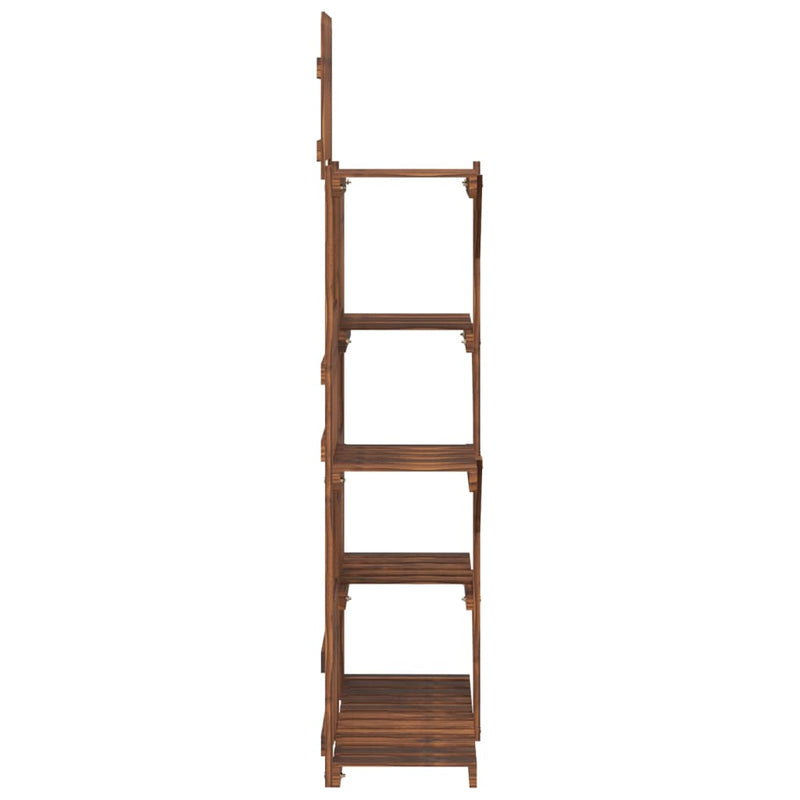 vidaXL tömör fenyőfa virágtartó állvány 60 x 25 x 130 cm