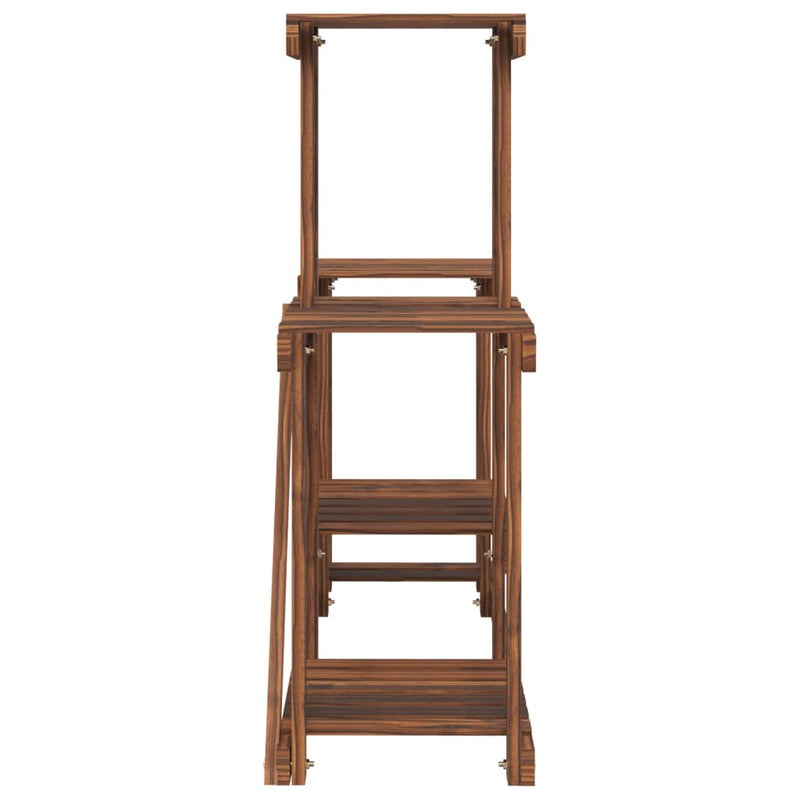 vidaXL tömör fenyőfa virágtartó állvány 90 x 25 x 73,5 cm