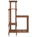 vidaXL tömör fenyőfa virágtartó állvány 62,5 x 61,5 x 101,5 cm