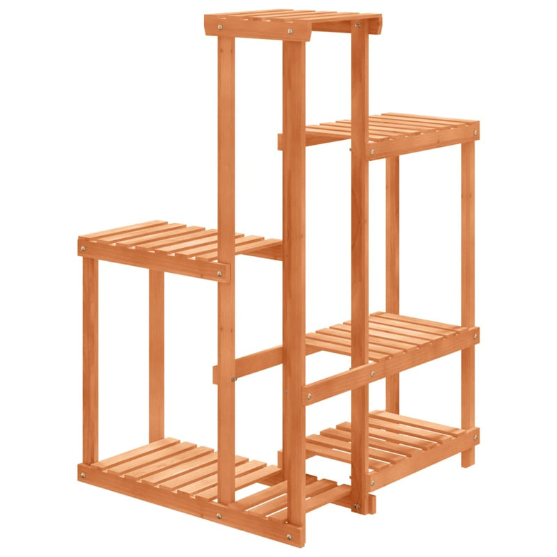 vidaXL tömör fenyőfa virágtartó állvány 62,5 x 61,5 x 101,5 cm