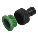 vidaXL kerti tömlő szerelvénykészlettel Zöld 0,5" 10 m PVC