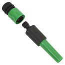 vidaXL kerti tömlő szerelvénykészlettel Zöld 0,5" 10 m PVC