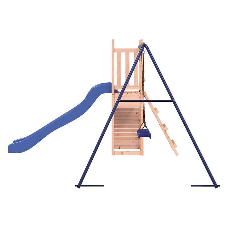 vidaXL tömör duglászfenyő kültéri játszószett