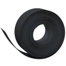 vidaXL 4 db fekete polietilén kerti szegély 10 m x 20 cm