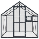 vidaXL antracit alumínium madárház 1,79 x 2 x 1,85 m