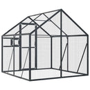 vidaXL antracit alumínium madárház 1,79 x 2 x 1,85 m
