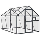 vidaXL antracit alumínium madárház 1,79 x 3 x 1,85 m