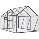 vidaXL antracit alumínium madárház 1,79 x 3 x 1,85 m