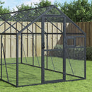vidaXL antracit alumínium madárház 1,79 x 6 x 1,85 m