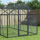 vidaXL antracit alumínium madárház 1,79 x 10 x 1,85 m