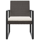 vidaXL 2 db barna polyrattan kerti étkezőszék