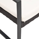 vidaXL 2 db barna polyrattan kerti étkezőszék