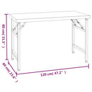 vidaXL rozsdamentes acél felső polcos konyhai munkaasztal 120x60x115cm